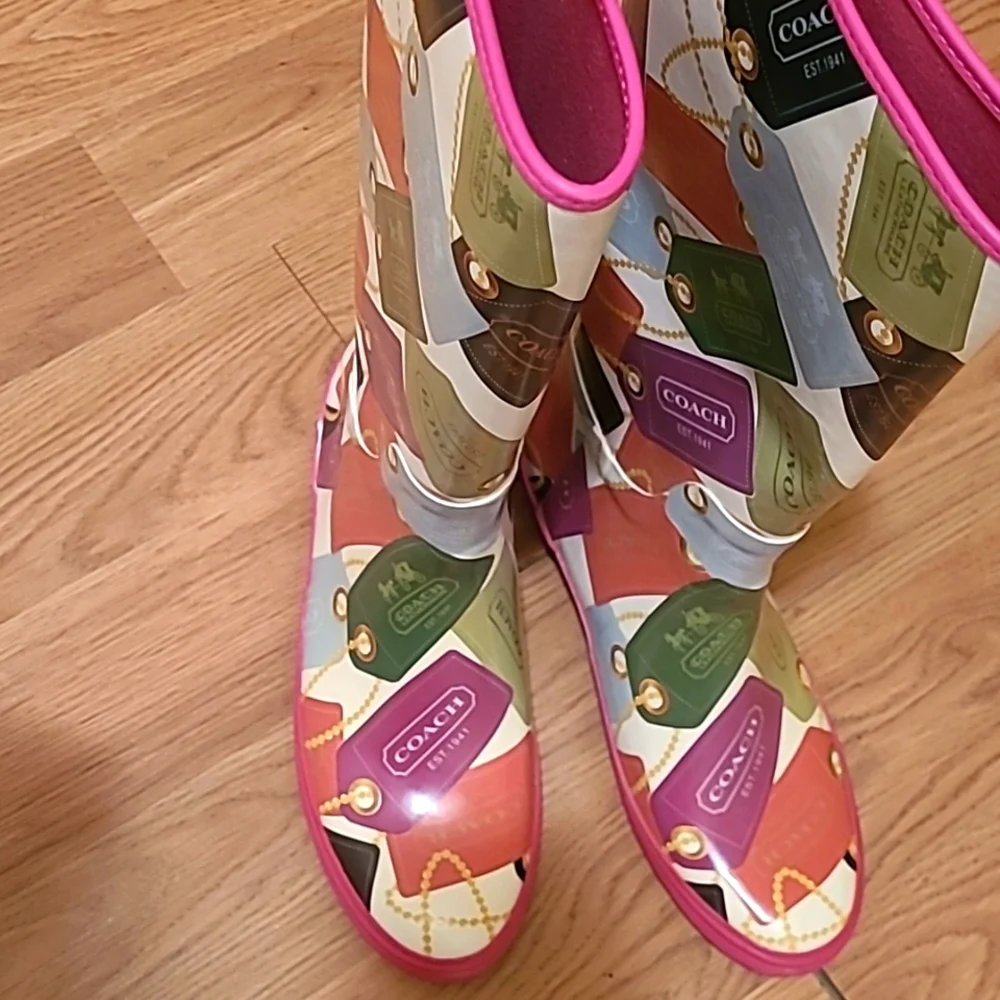 Coach rainboots - Picture 2 of 4